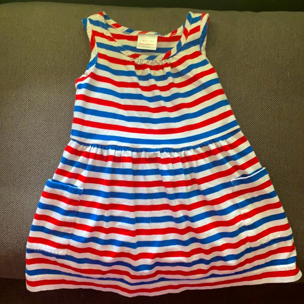 3T dress 4th of july cotton